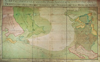 Mappa delle nuove scoperte nel nord del Mare del Sud, a est della Siberia e a ovest della Nuova Francia, 1731 da Guillaume Delisle